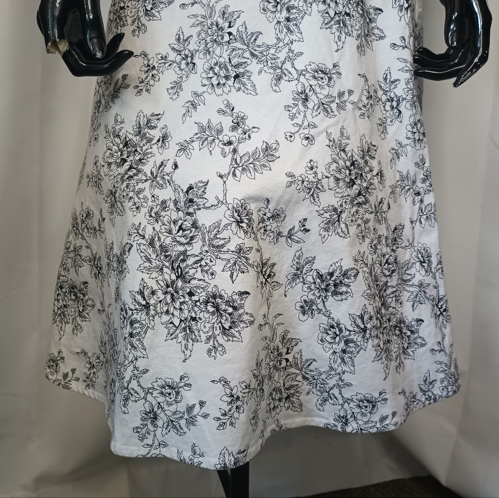 Vintage Studio Y Y2K Strapless Dress 9/10 Floral Drop Waist Coquette Romantic - Picture 3 of 12